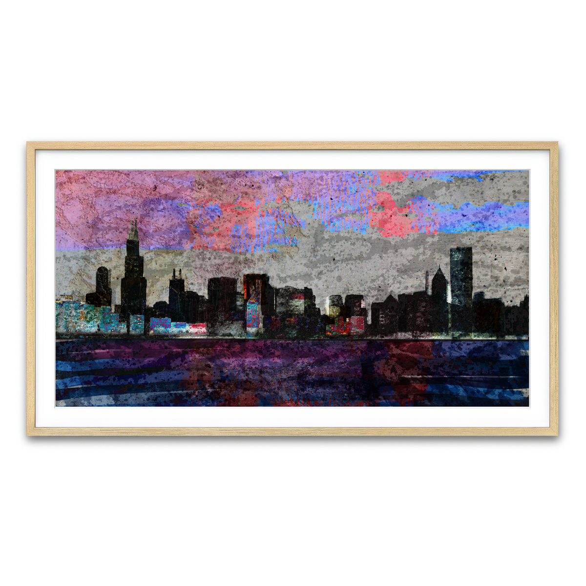 Framed Print 2x1 Natural