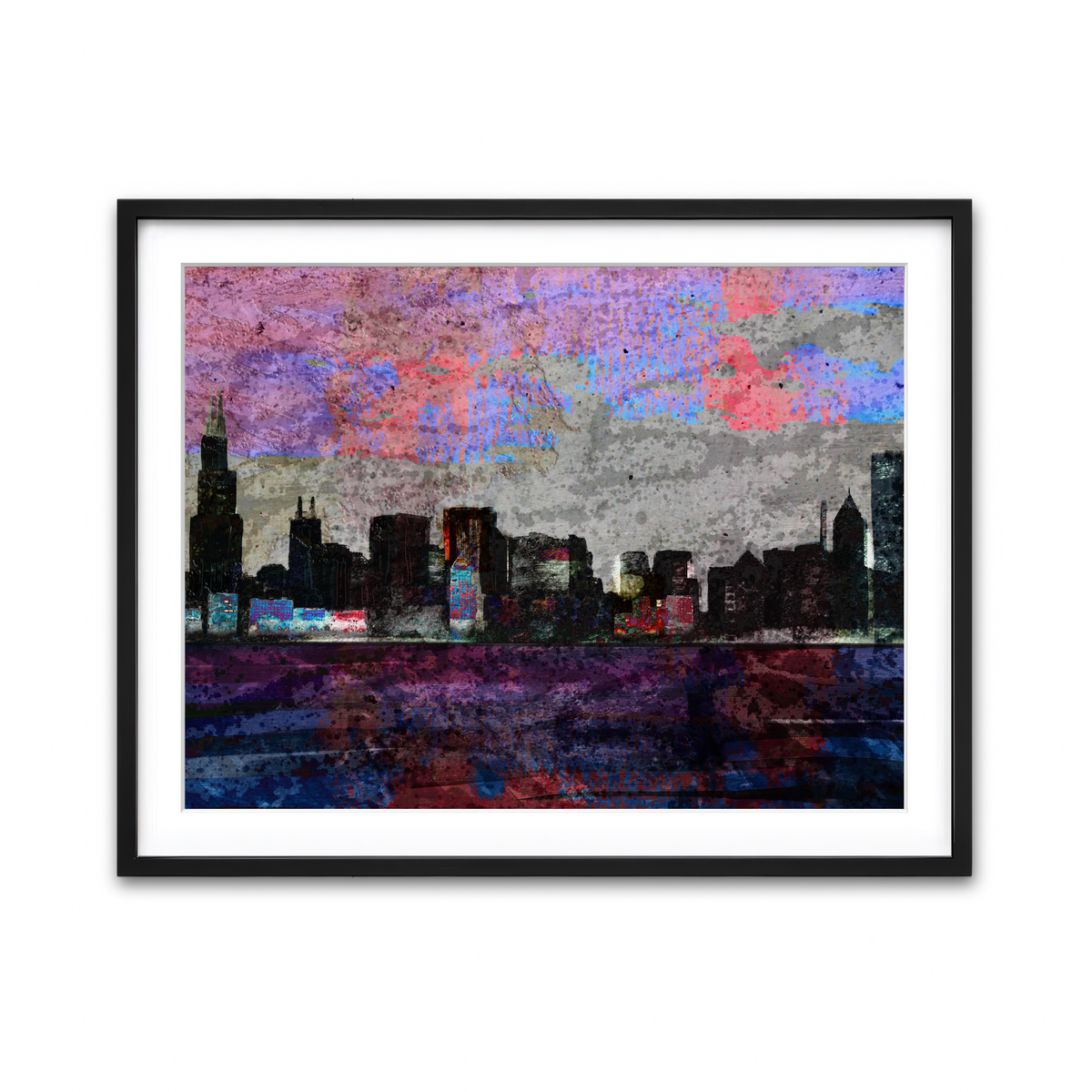 Framed Print 4x3 Black