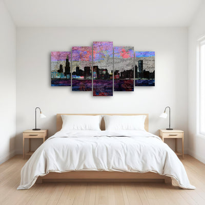 AUTO-MOCKUP ROOM | Dark chicago skyline