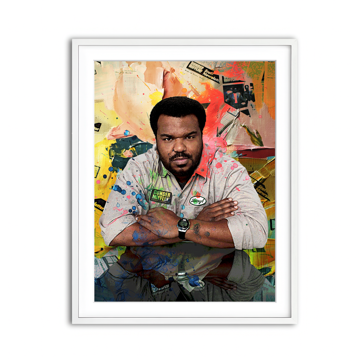 Framed Print 3x4 White