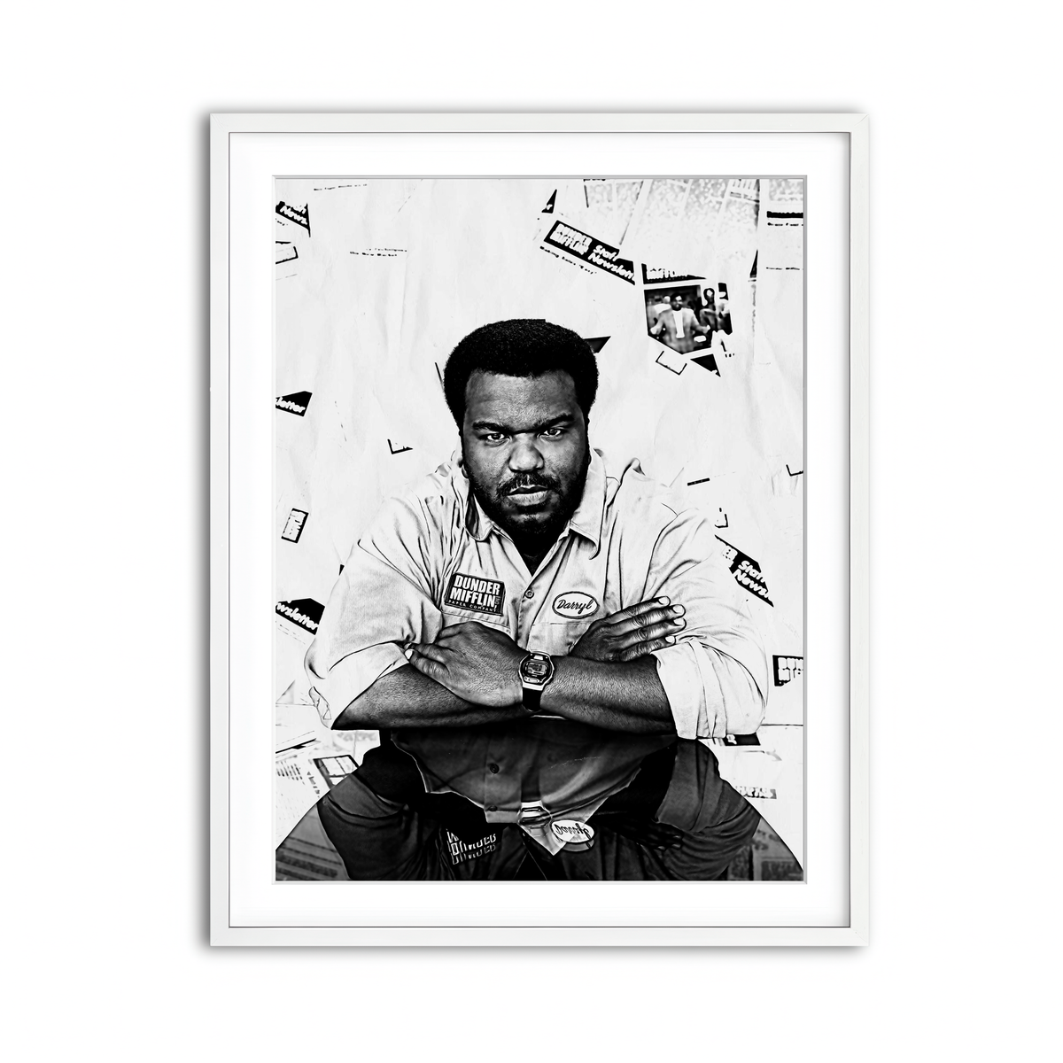 Framed Print 3x4 White