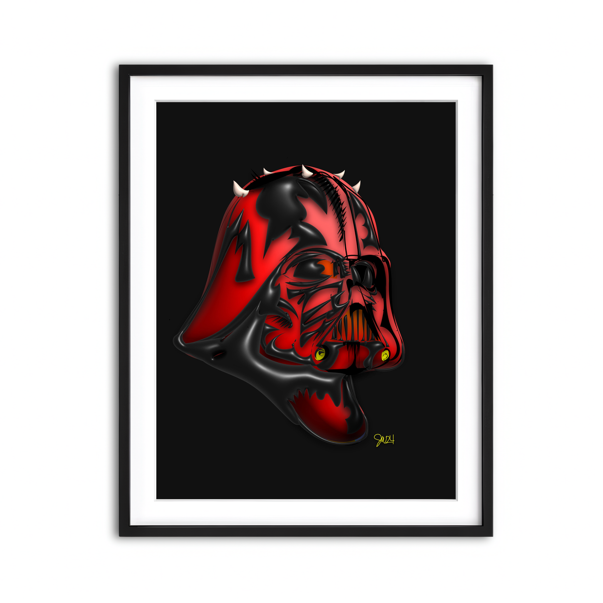 Framed Print 3x4 Black
