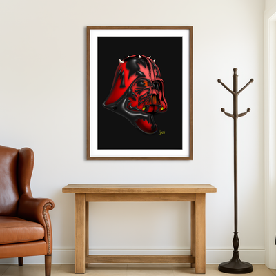 AUTO-MOCKUP ROOM | Darth Vader Maul Wall Art