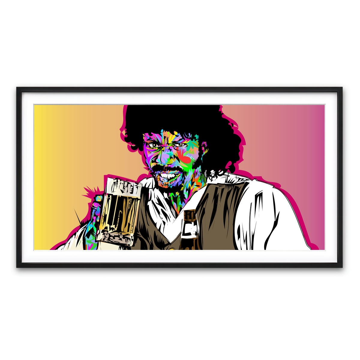 Framed Print 2x1 Black