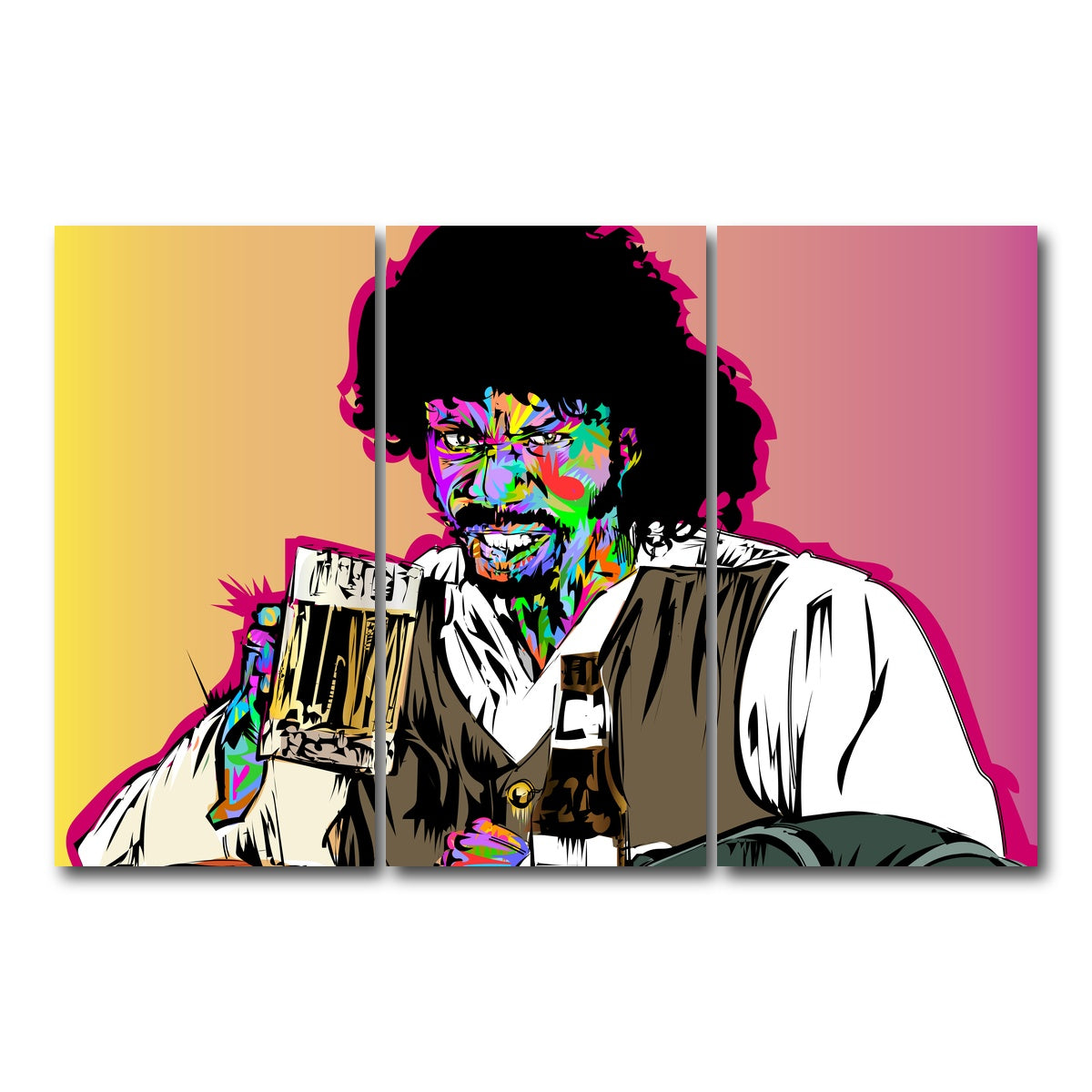 AUTO-MOCKUP WHITE | Dave Chappelle Snl | 3 Piece | Gallery Wrap Canvas | group=12x24