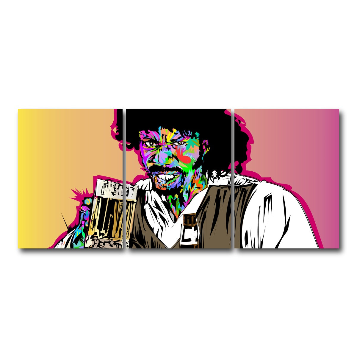 AUTO-MOCKUP WHITE | Dave Chappelle Snl | 3 Piece | Gallery Wrap Canvas | group=18x24