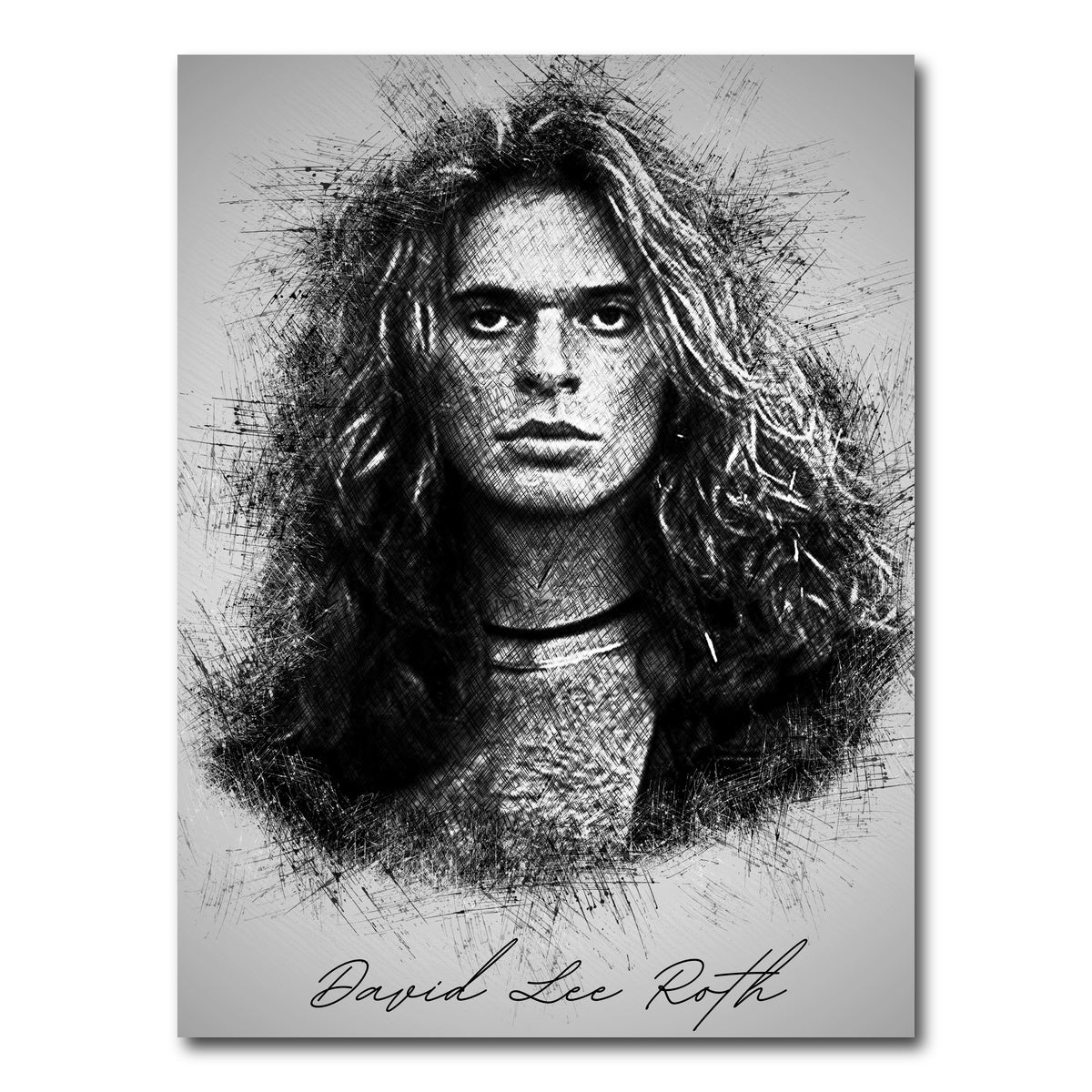 AUTO-MOCKUP WHITE | David Lee Roth | 1 Piece | Gallery Wrap Canvas | group=3x4