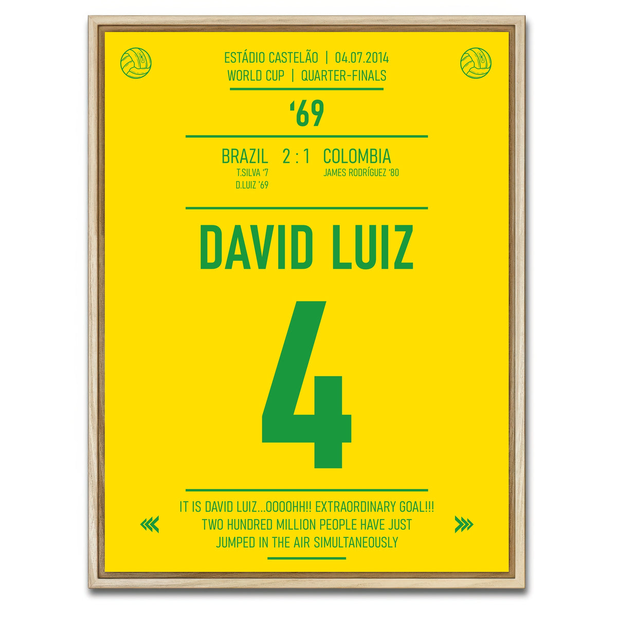 AUTO-MOCKUP WHITE | David Luiz | 1 Piece | Natural Framed Canvas | group=3x4