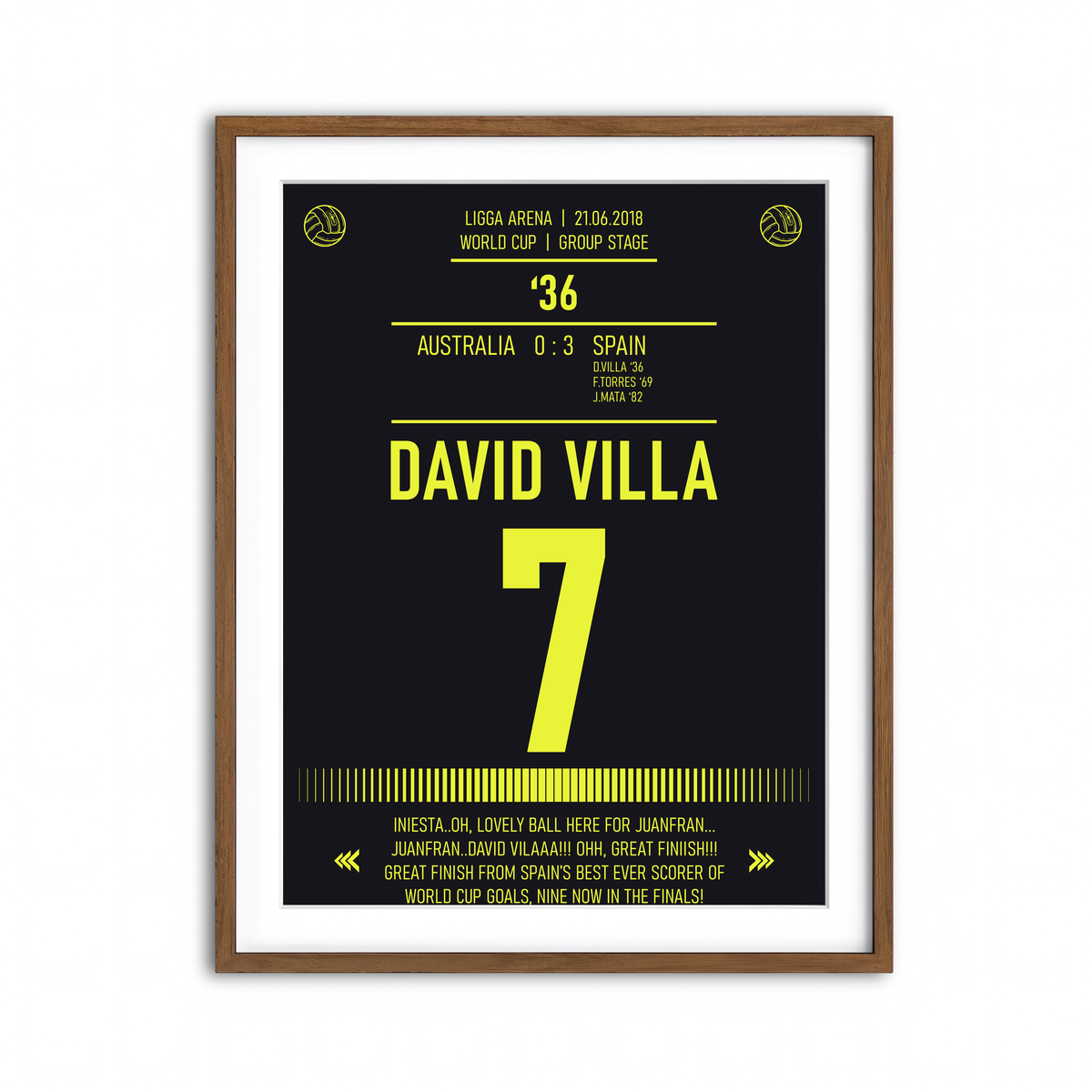 Framed Print 3x4 Walnut