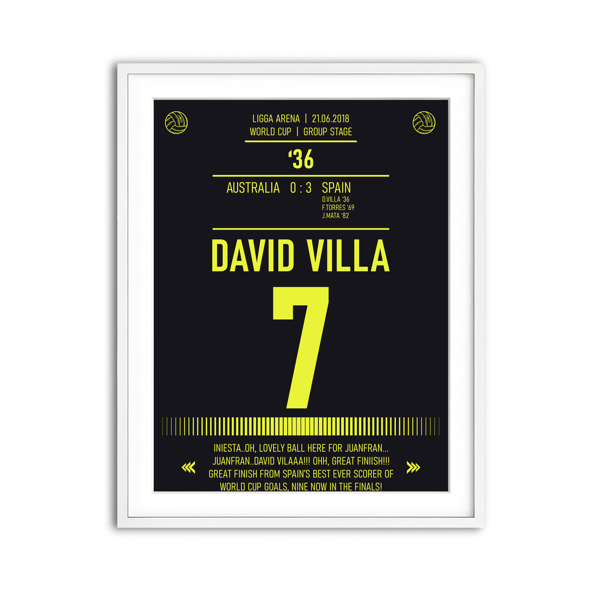 Framed Print 3x4 White