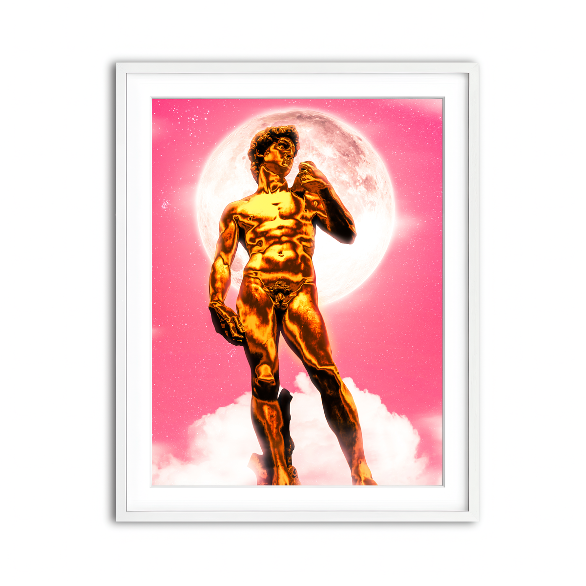 Framed Print 3x4 White