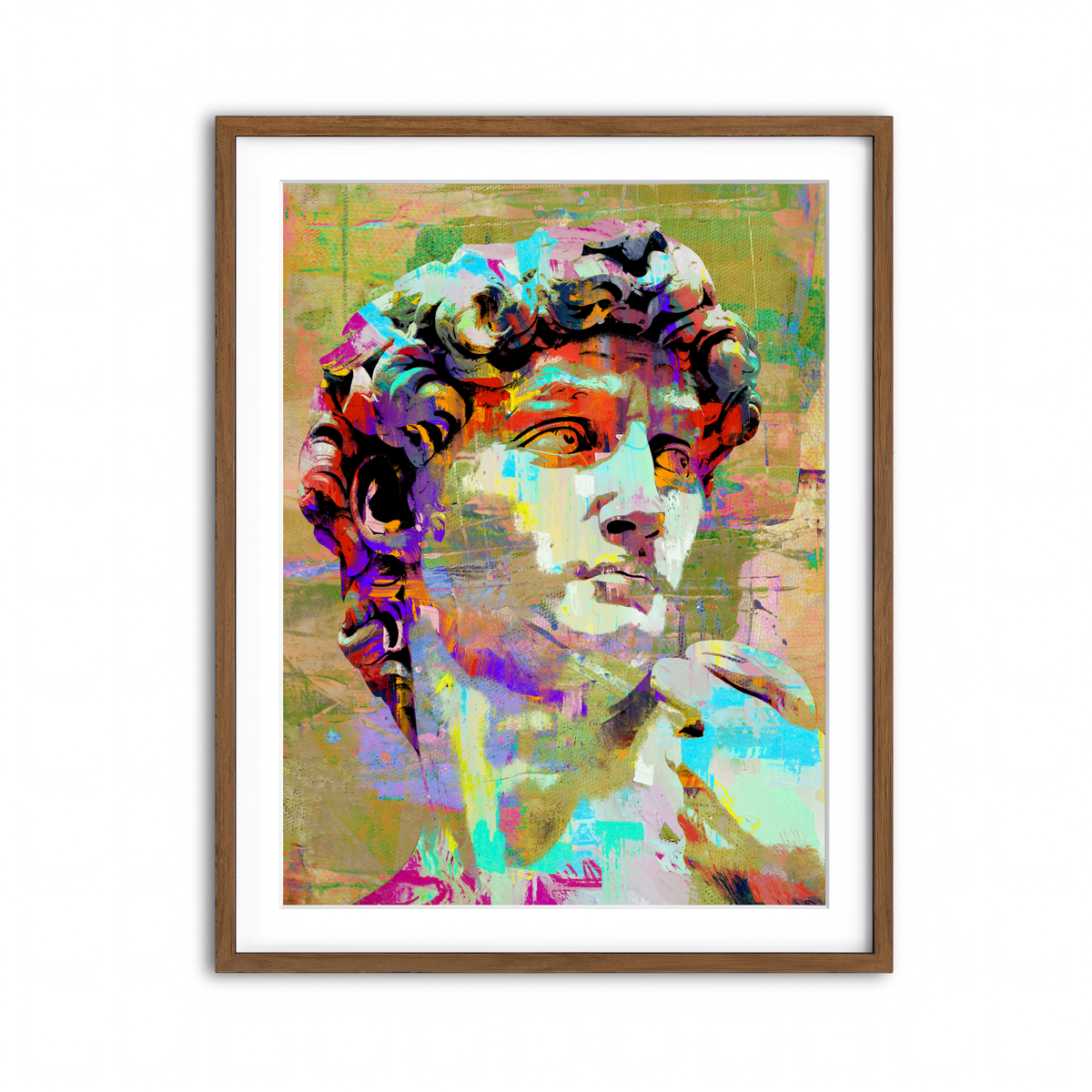 Framed Print 3x4 Walnut