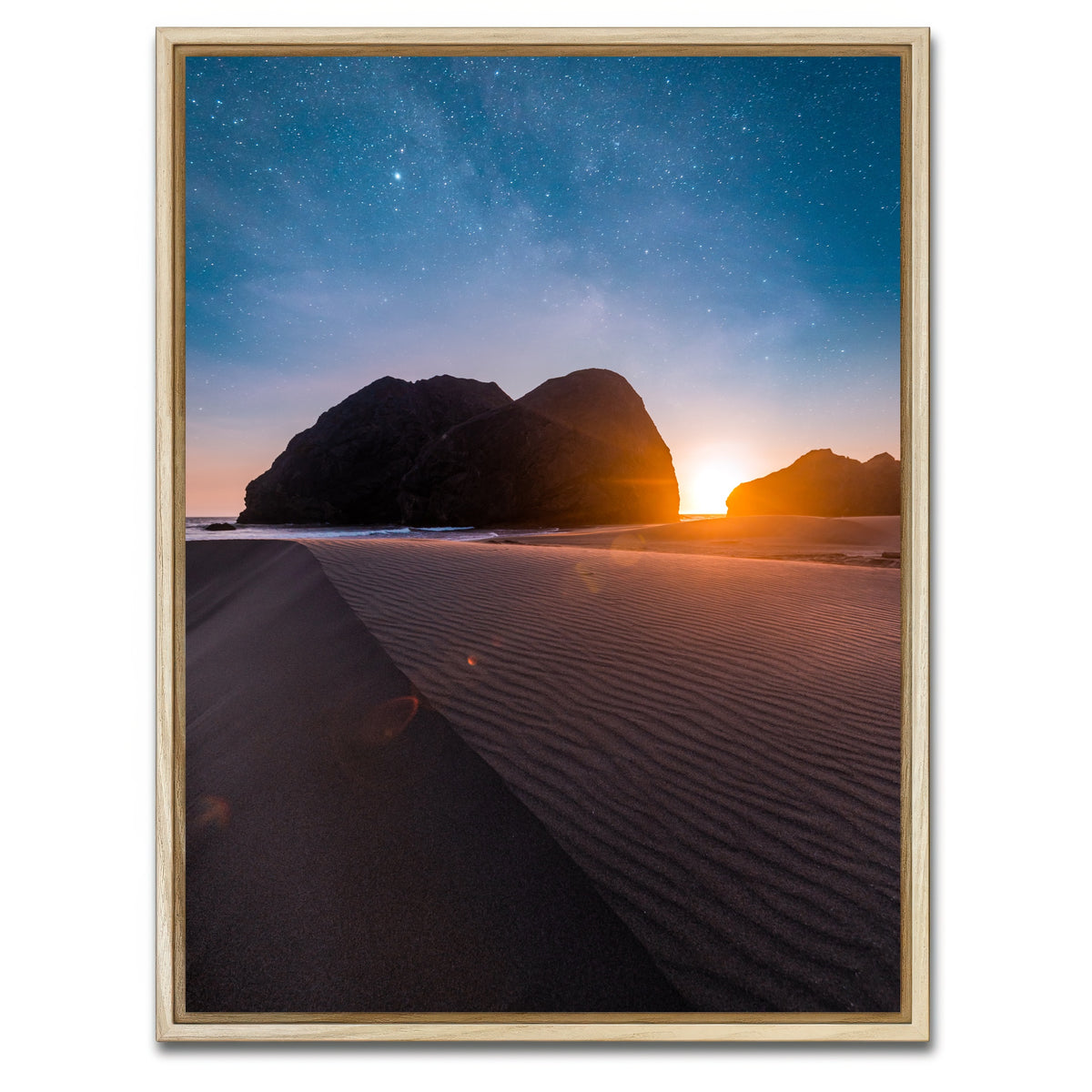AUTO-MOCKUP WHITE | Day & Night | 1 Piece | Natural Framed Canvas | group=3x4