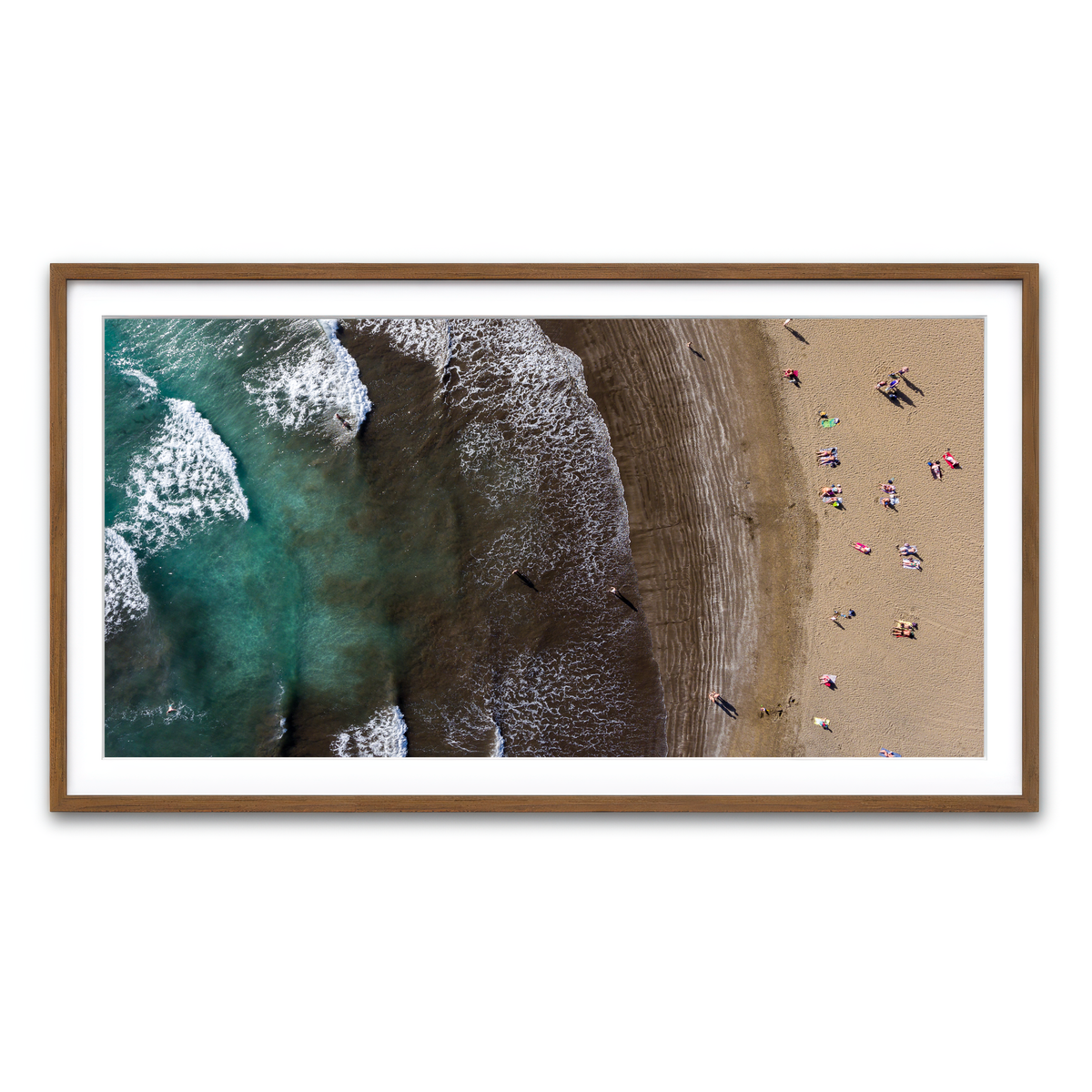 Framed Print 2x1 Walnut