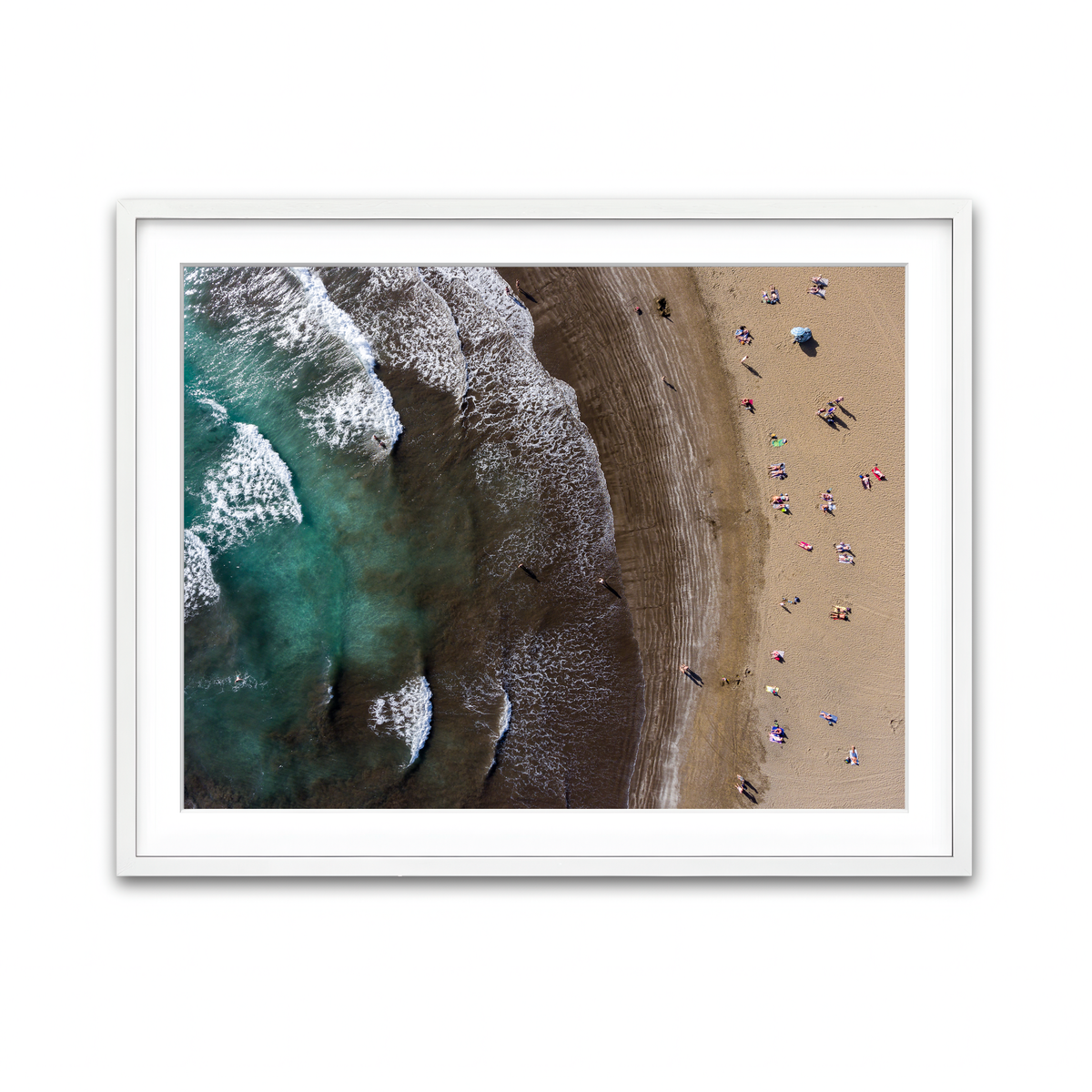 Framed Print 4x3 White