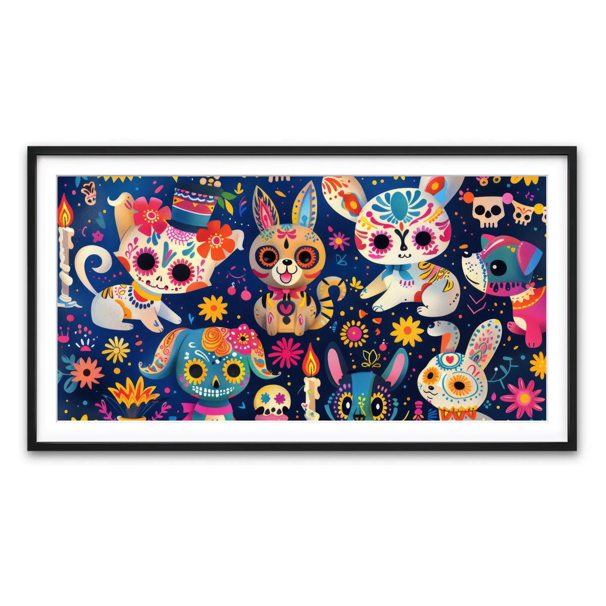 Framed Print 2x1 Black