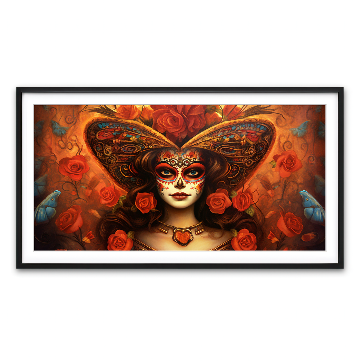 Framed Print 2x1 Black