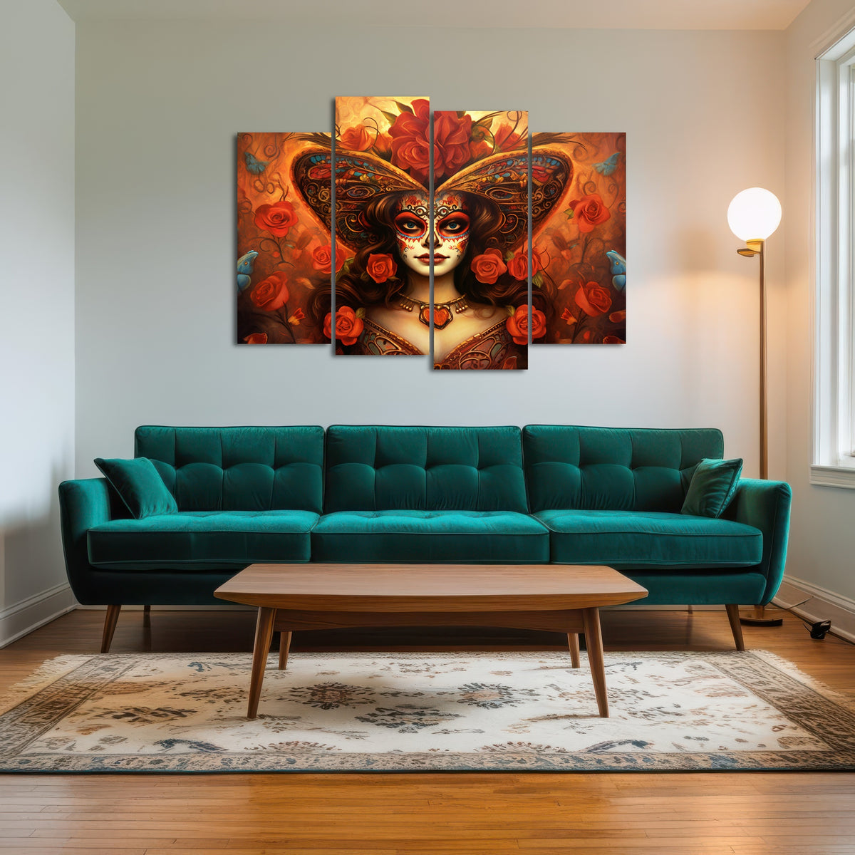 AUTO-MOCKUP ROOM | Day of the Dead Art