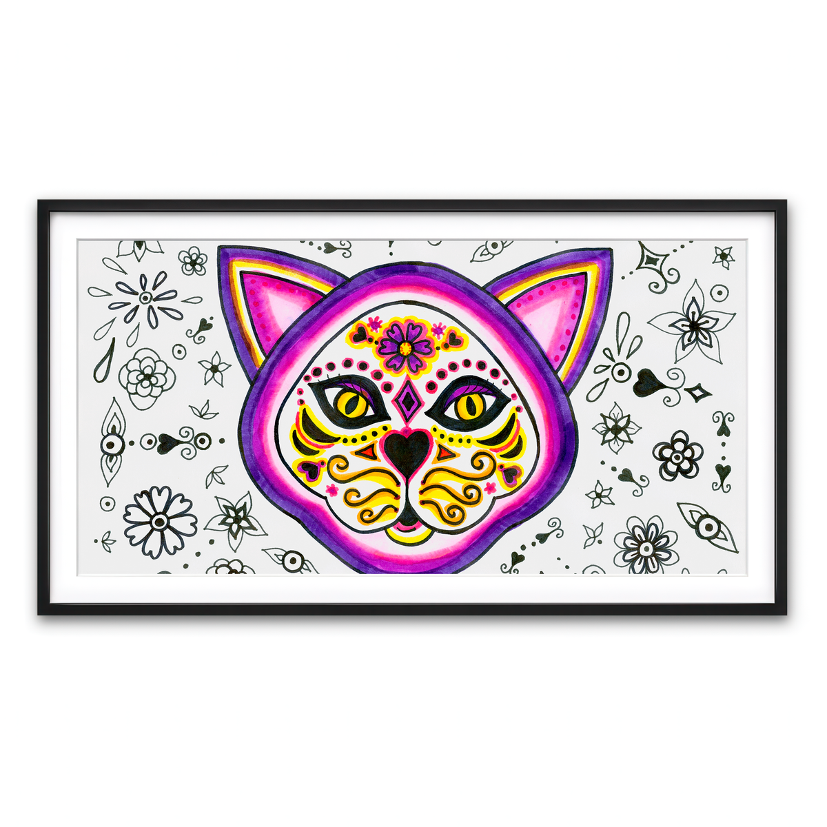 Framed Print 2x1 Black