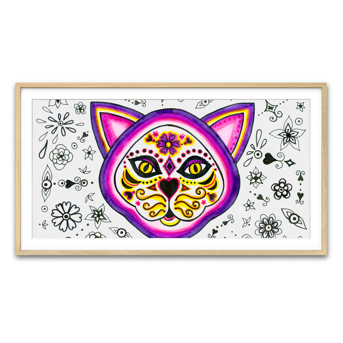 Framed Print 2x1 Natural