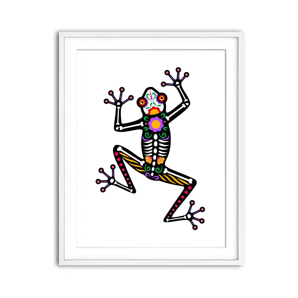 Framed Print 3x4 White