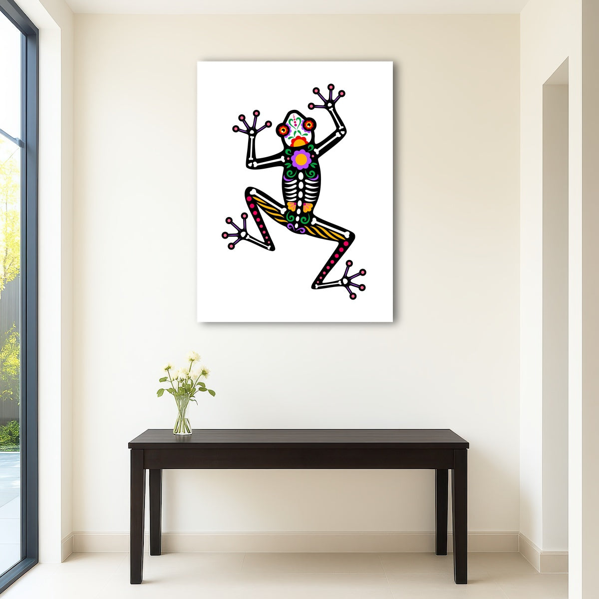 AUTO-MOCKUP ROOM | Day of the Dead Frog Skeleton