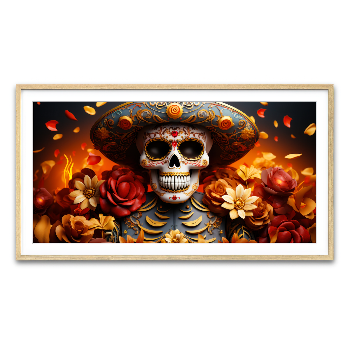 Framed Print 2x1 Natural