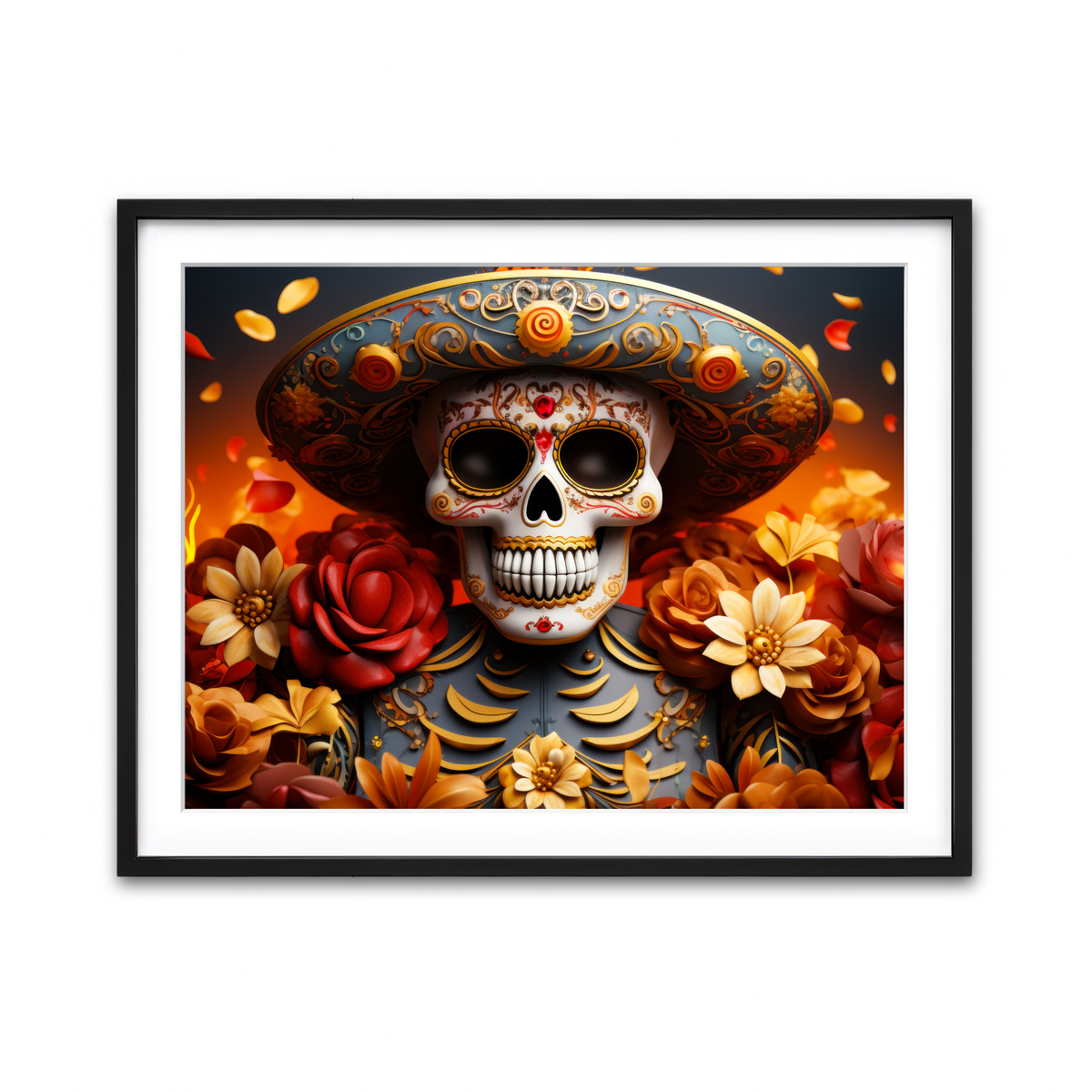 Framed Print 4x3 Black