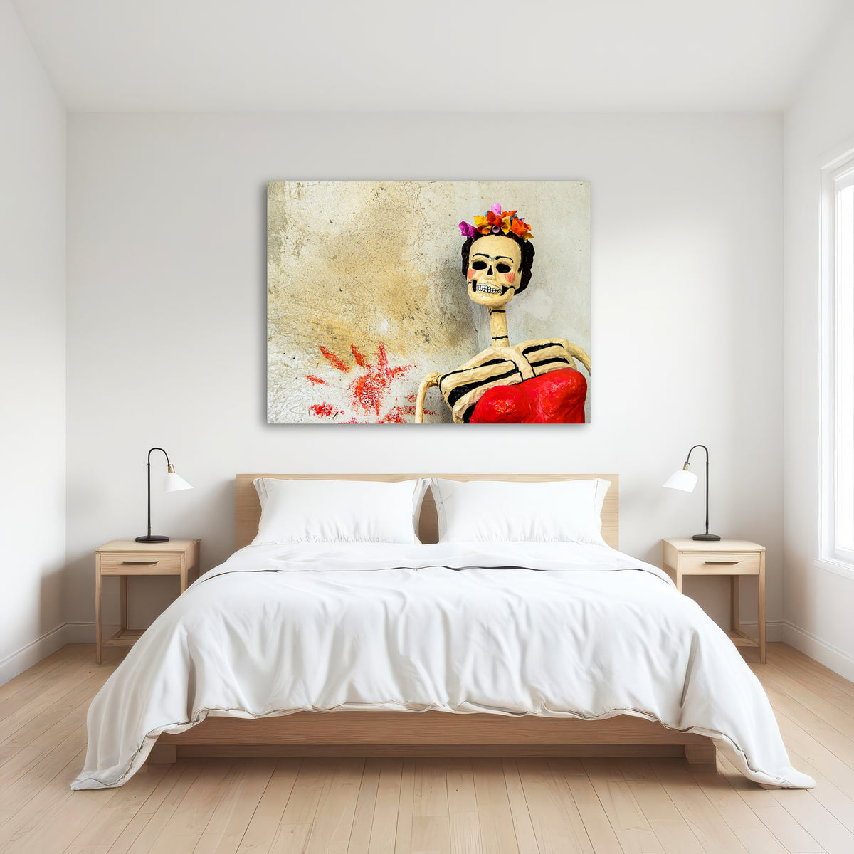 AUTO-MOCKUP ROOM | Day of the dead Catrina Skeleton