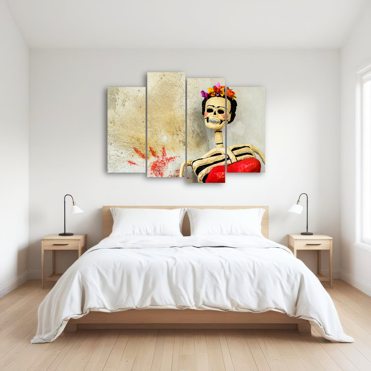 AUTO-MOCKUP ROOM | Day of the dead Catrina Skeleton