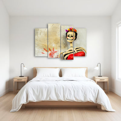 AUTO-MOCKUP ROOM | Day of the dead Catrina Skeleton