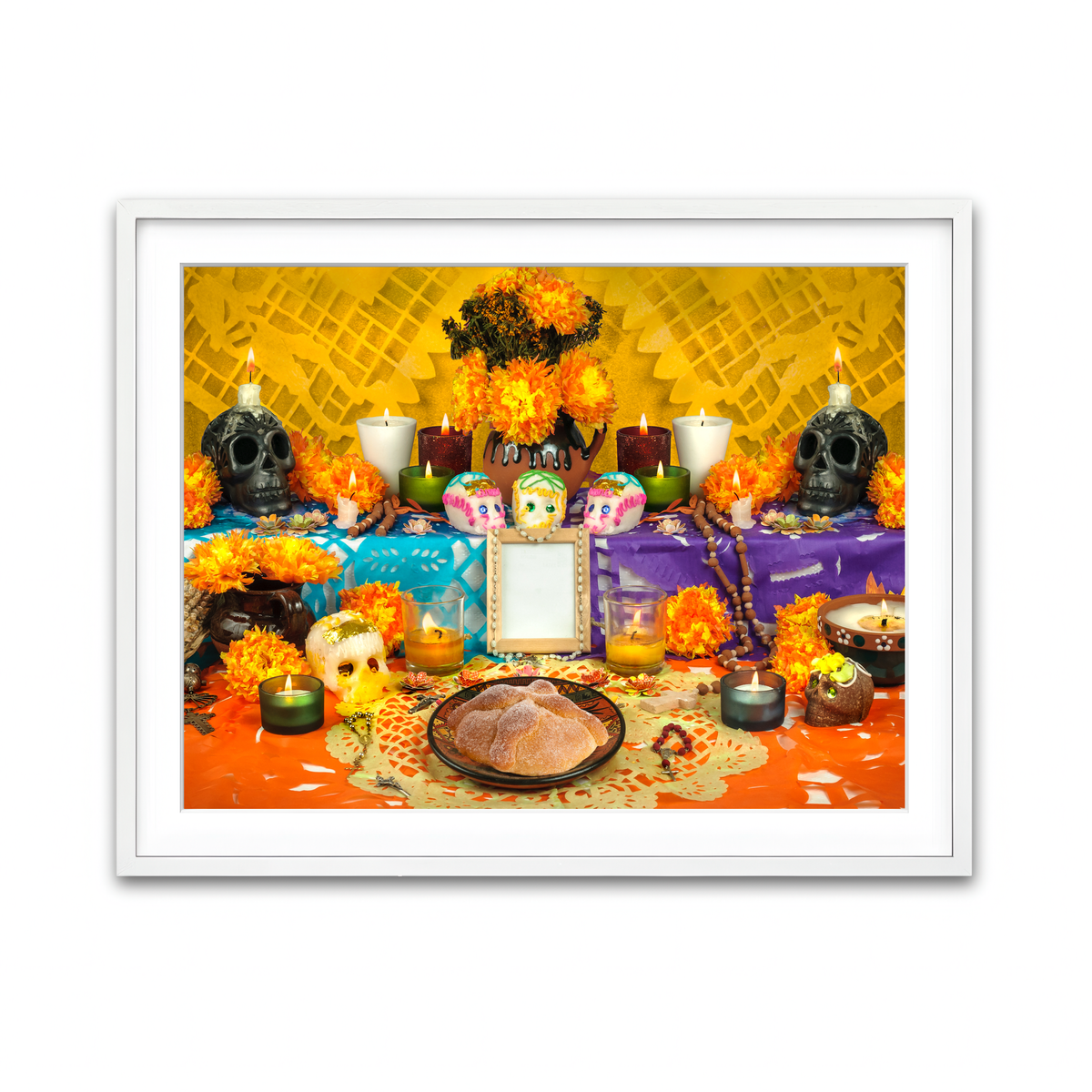 Framed Print 4x3 White