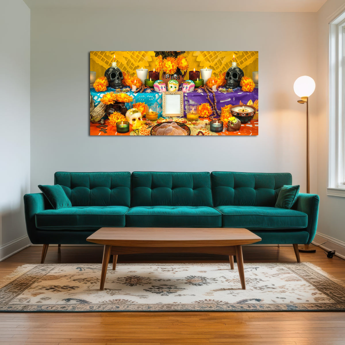 AUTO-MOCKUP ROOM | Day of the dead altar