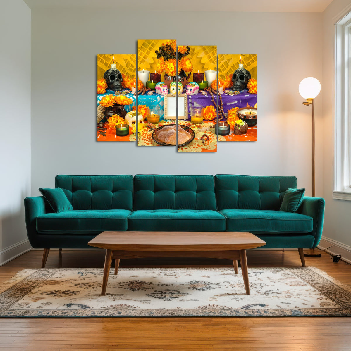 AUTO-MOCKUP ROOM | Day of the dead altar