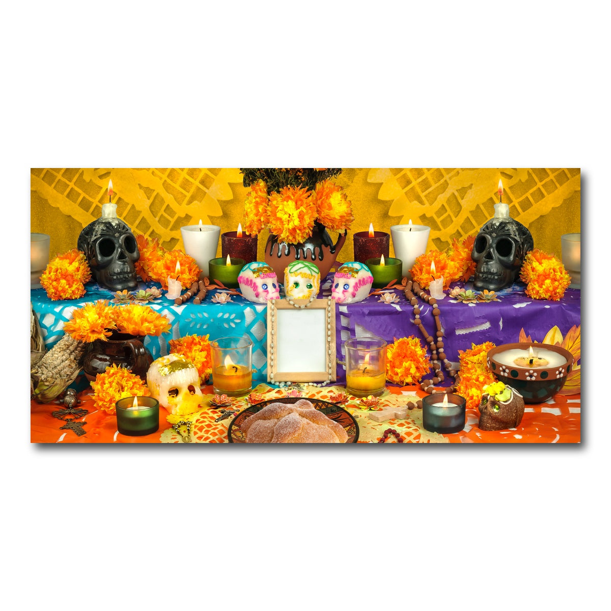 AUTO-MOCKUP WHITE | Day of the dead altar | 1 Piece | Gallery Wrap Canvas | group=2x1