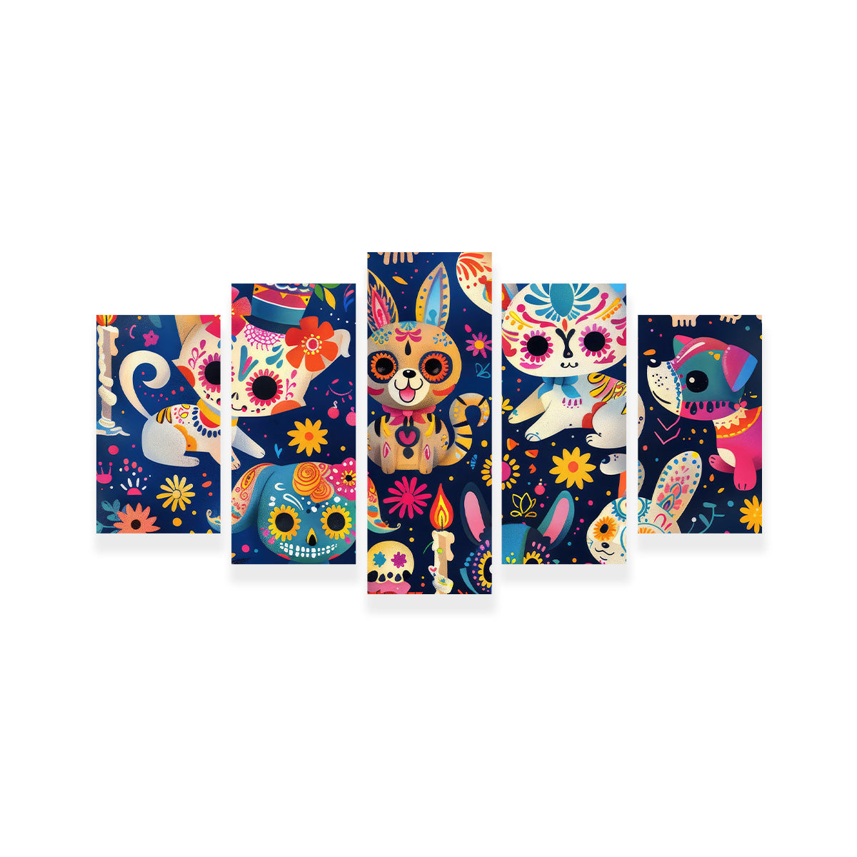 Day of the Dead Animals Wall Art