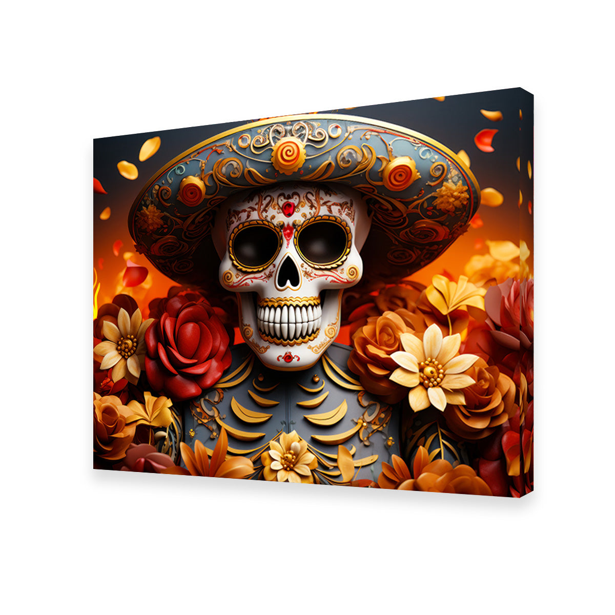 Day of the Dead Skull Wall Art