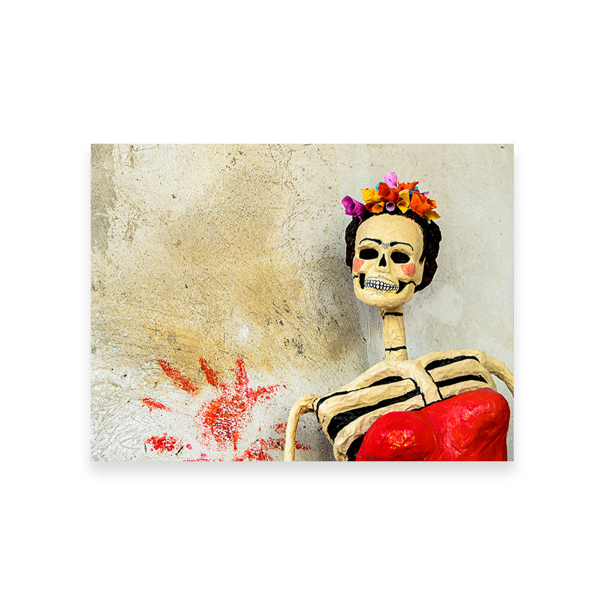 Day of the dead Catrina Skeleton Wall Art