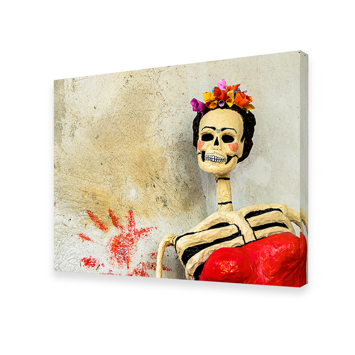 Day of the dead Catrina Skeleton Wall Art