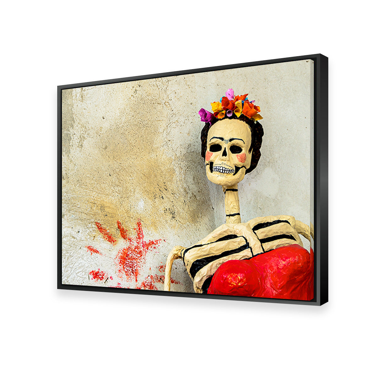 Day of the dead Catrina Skeleton Wall Art