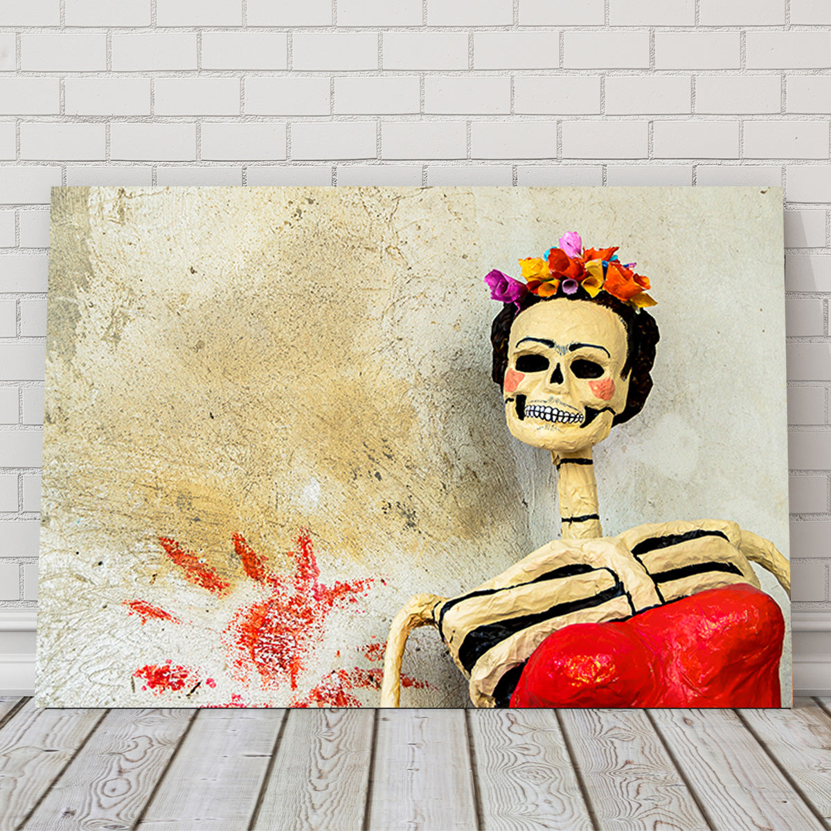 Day of the dead Catrina Skeleton Wall Art