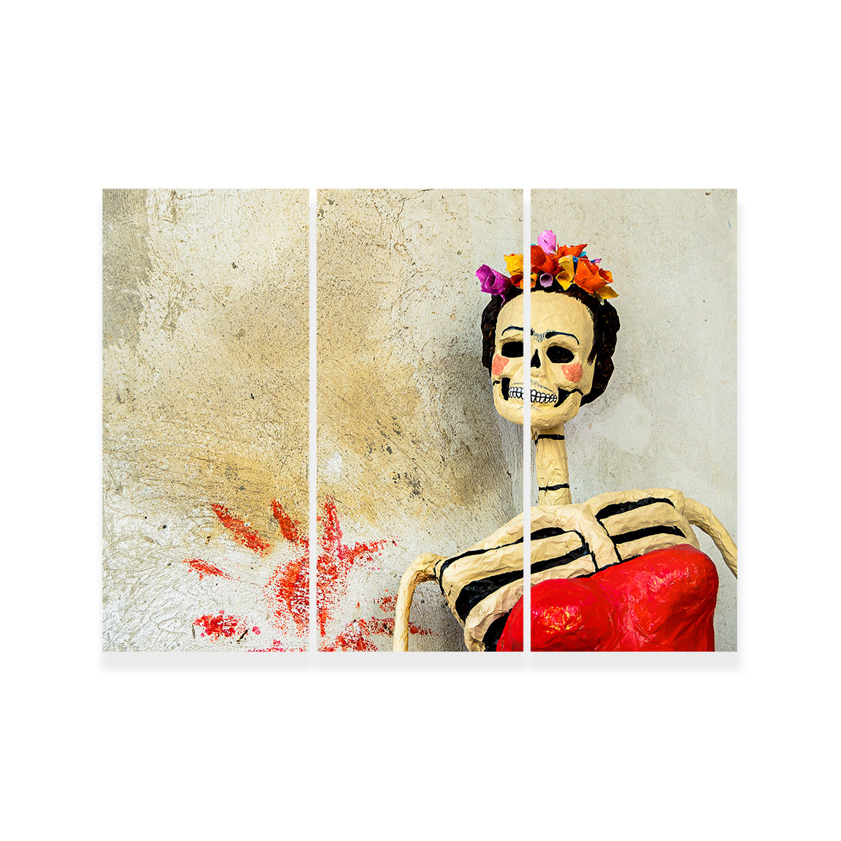 Day of the dead Catrina Skeleton Wall Art