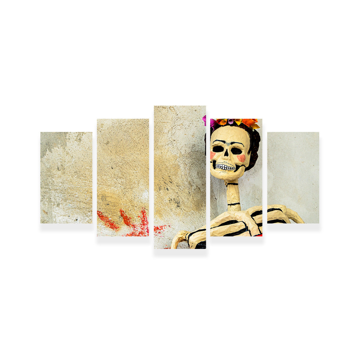 Day of the dead Catrina Skeleton Wall Art