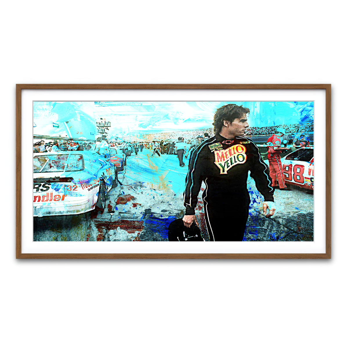 Framed Print 2x1 Walnut