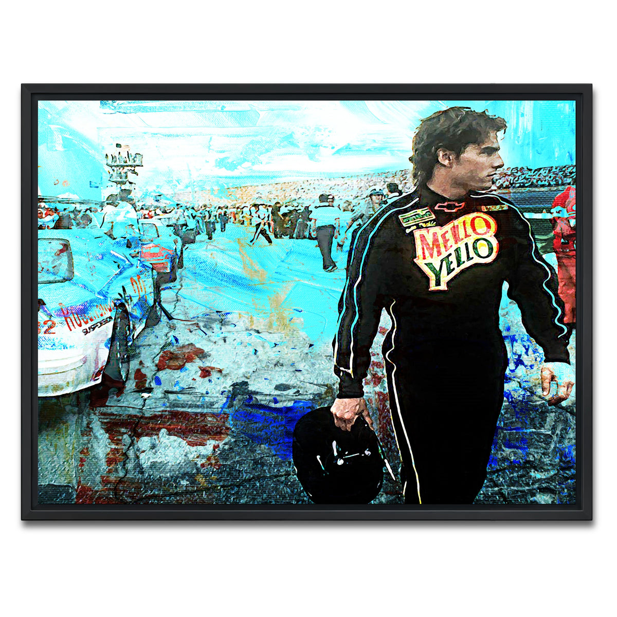 AUTO-MOCKUP WHITE | Days of Thunder | 1 Piece | Black Framed Canvas | group=4x3