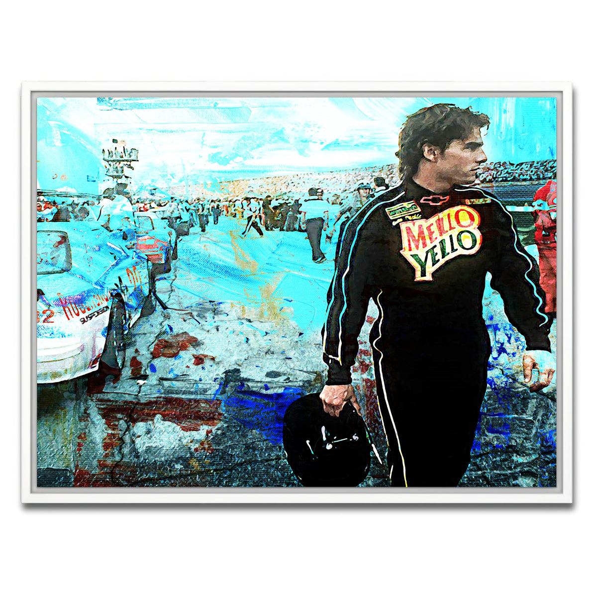 AUTO-MOCKUP WHITE | Days of Thunder | 1 Piece | White Framed Canvas | group=4x3