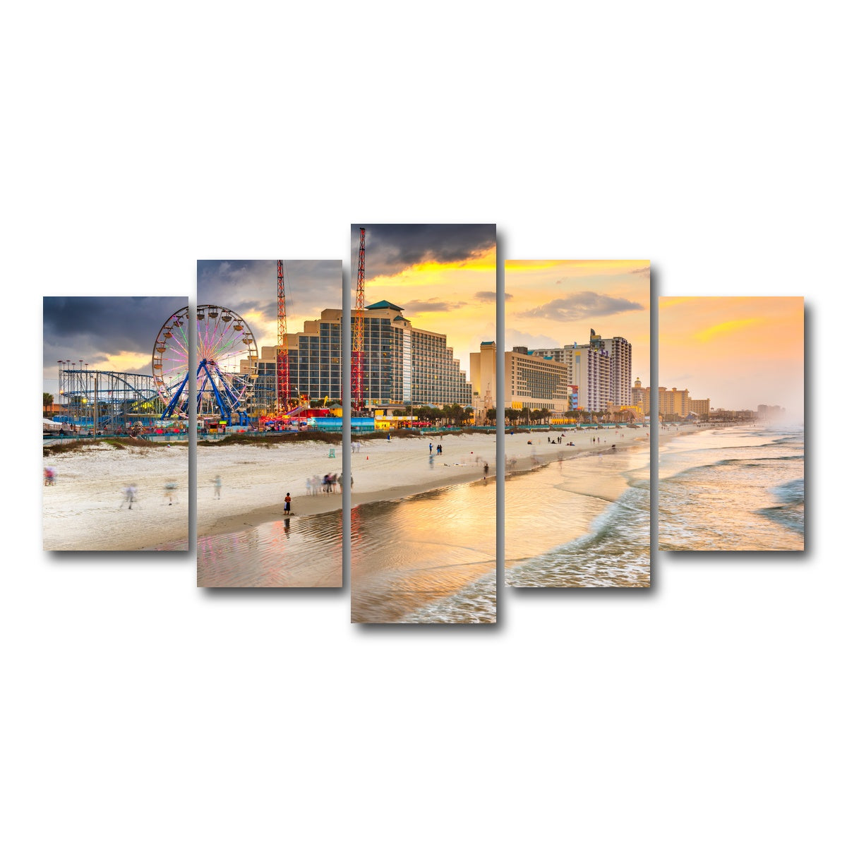 AUTO-MOCKUP WHITE | Daytona Beach | 5 Piece | Gallery Wrap Canvas | group=5_normal