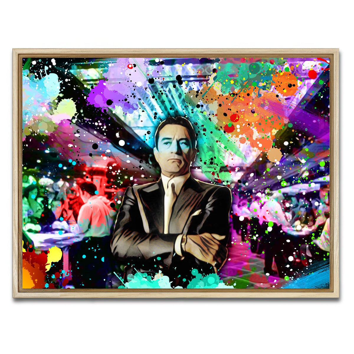 AUTO-MOCKUP WHITE | De Niro Casino | 1 Piece | Natural Framed Canvas | group=4x3