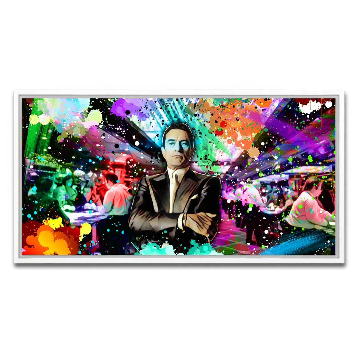 AUTO-MOCKUP WHITE | De Niro Casino | 1 Piece | White Framed Canvas | group=2x1