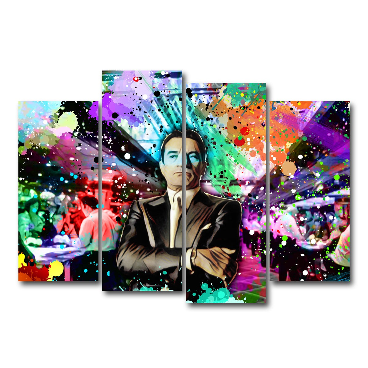 AUTO-MOCKUP WHITE | De Niro Casino | 4 Piece | Gallery Wrap Canvas | group=4_normal